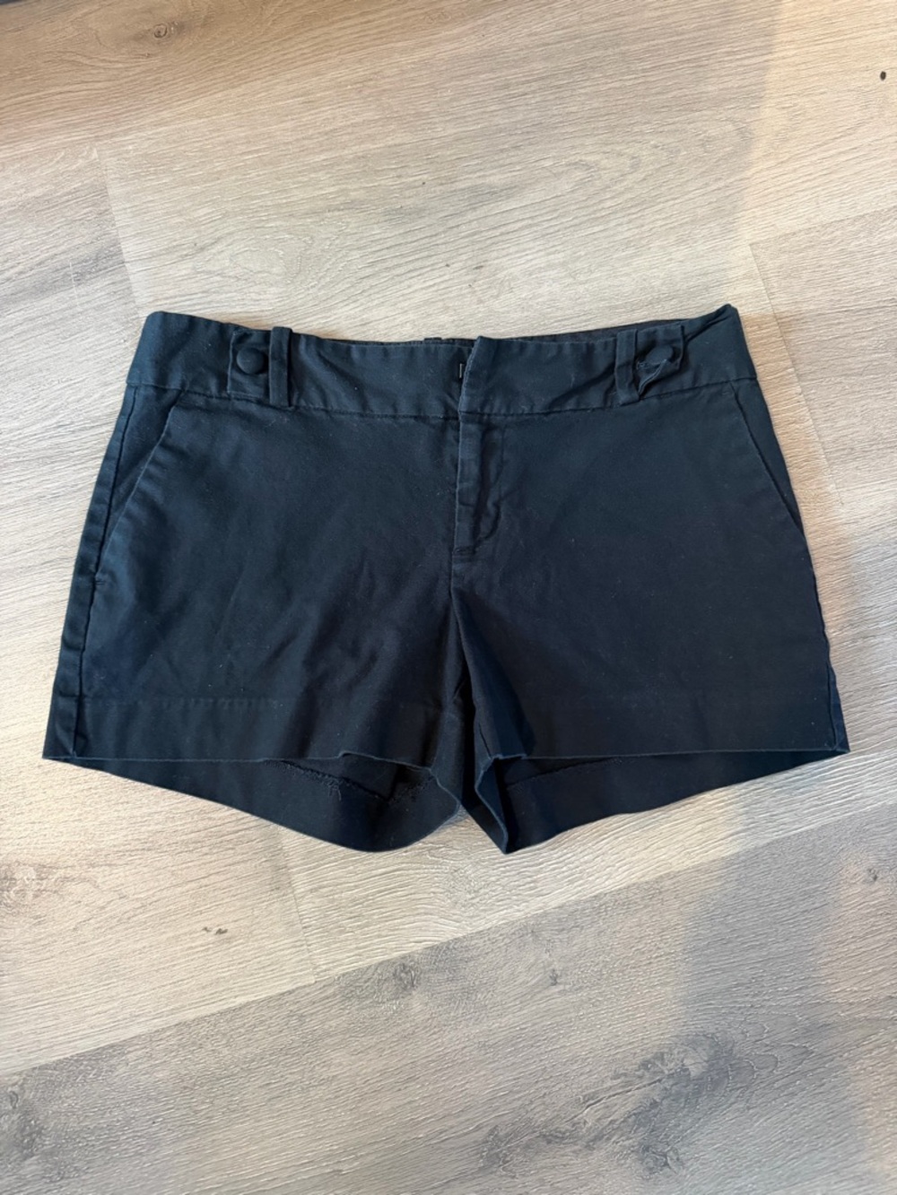 Banana Republic Black Tailored Short Shorts